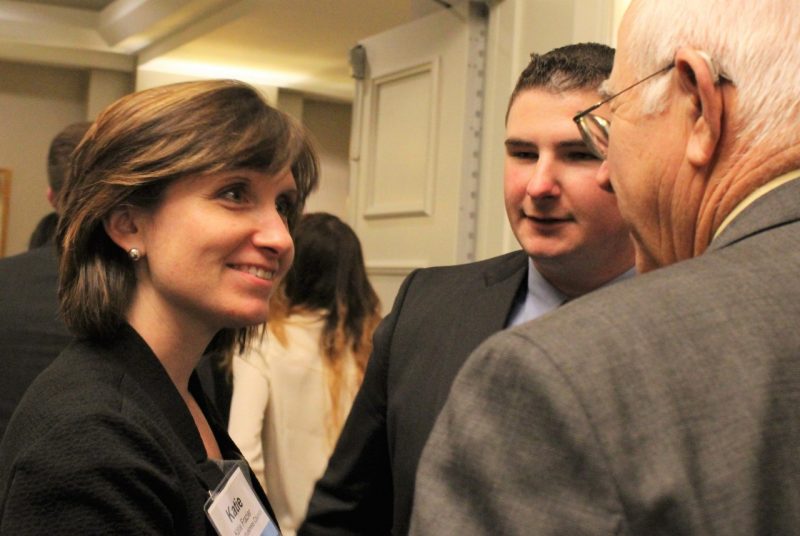 Katie Frazier at 2017 Gov. Conf. Katie Frazier discusses agricultural trade issues at the 2017 Governor's Conference on Agricultural Trade.