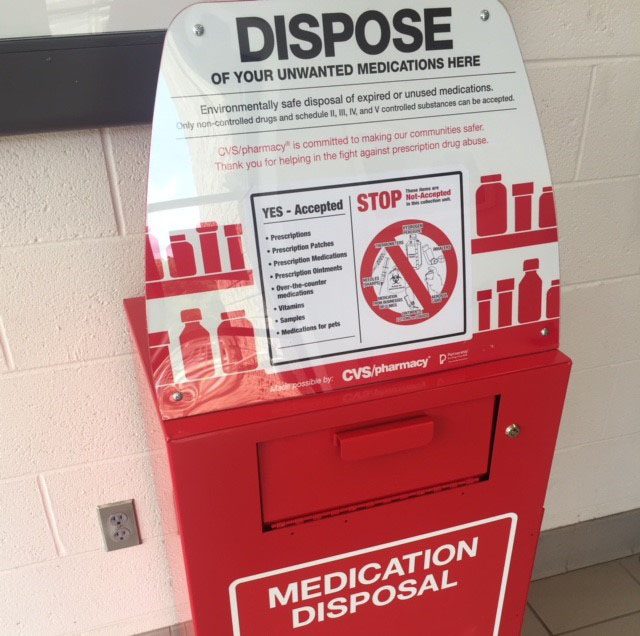 Virginia Tech Medication Disposal Box 082018