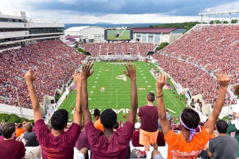 9/21: This week's Virginia Tech social media highlights Packed Burruss Hall auditorium
