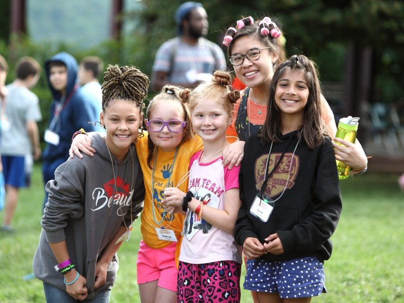 kids at camp