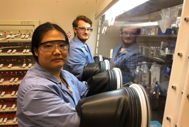 Graduates students in the Feng Lin Lab