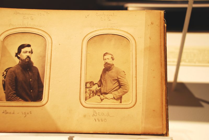 Portraits of two Civil War soldiers