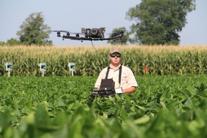 Eastern Virginia AREC Superintendent Joseph Oakes' drone work is part of the SmartFarm Innovation Network.