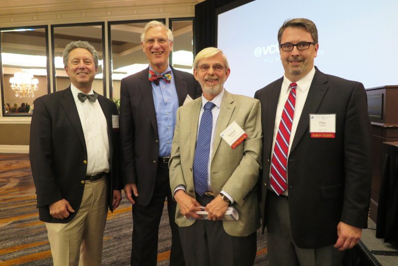 David Kingston and colleagues at previous drug discovery event