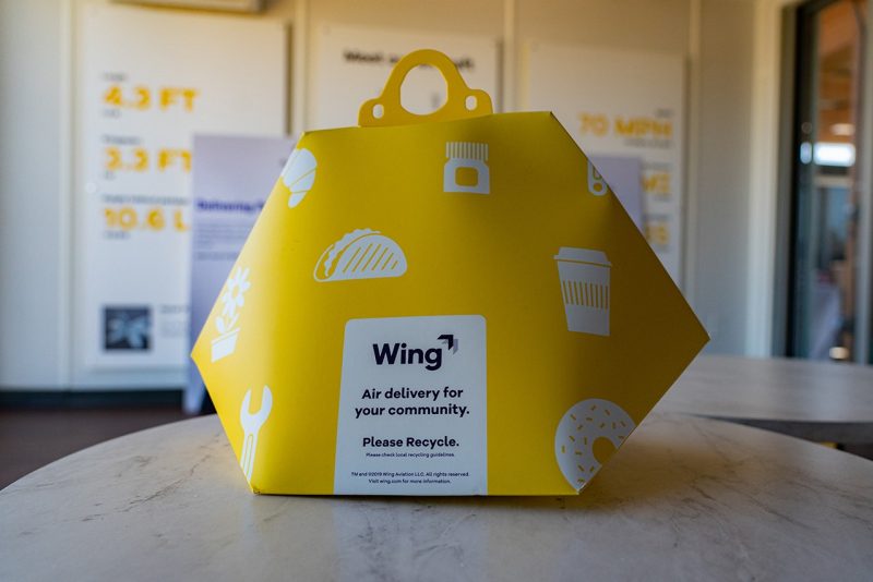 Wing delivery package