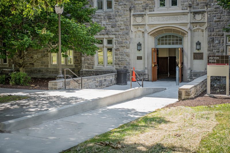 New accessible entrance at Patton Hall