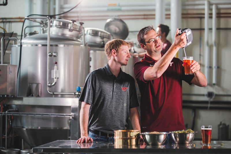 Virginia Tech has an internationally recognized food and beverage fermentation degree option