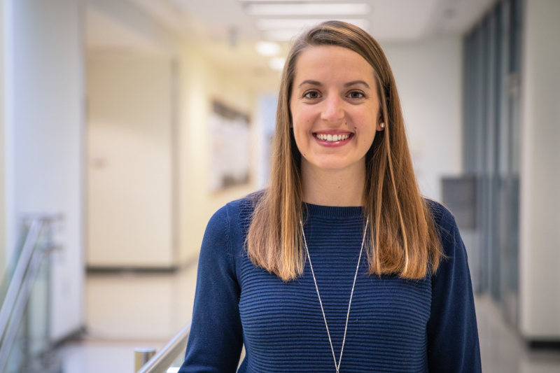 Portrait of Grace Wusk, doctoral student in biomedical engineering and mechanics