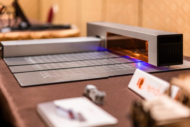 Rendyr's portable laser cutter is pictured