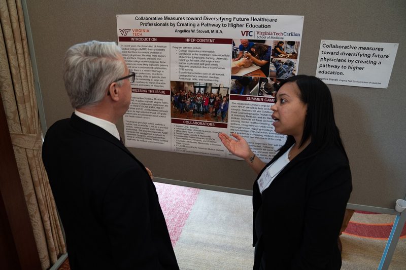 Poster presentations were held to discuss best practices and discuss key issues. 