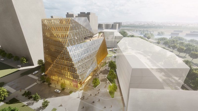 Artist rendering of Innovation Campus building
