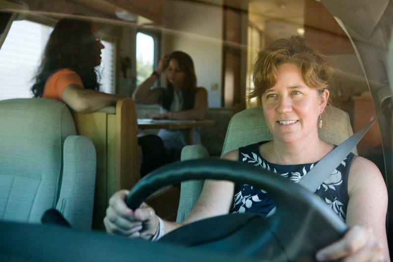 Jen Scott often drove Virginia Tech's Mobile Autism Clinic before the pandemic protocols forced the parking of the clinic