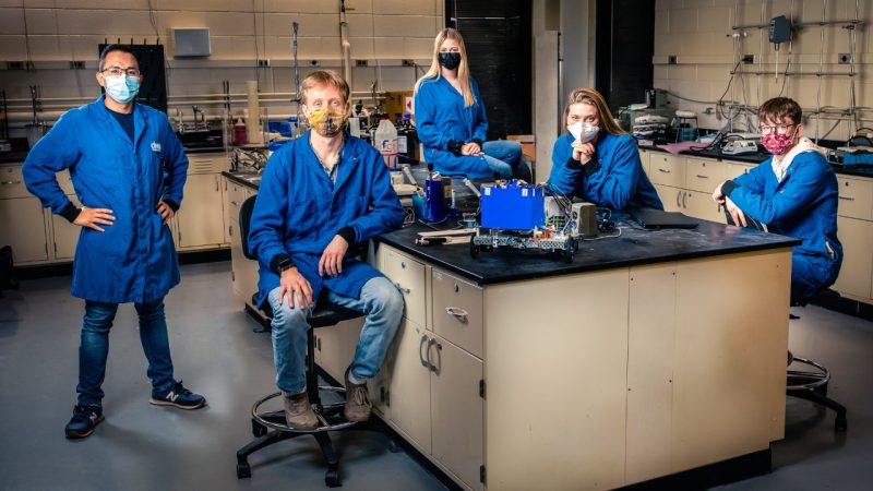 The Chem-E-Car team.