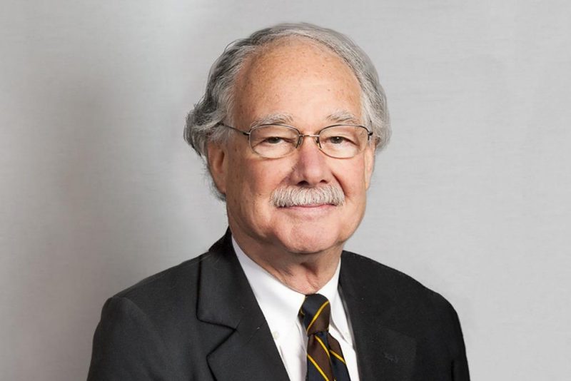 A portrait photo of Edward Weisband, professor and the Edward S. Diggs Endowed Chair in the Social Sciences.