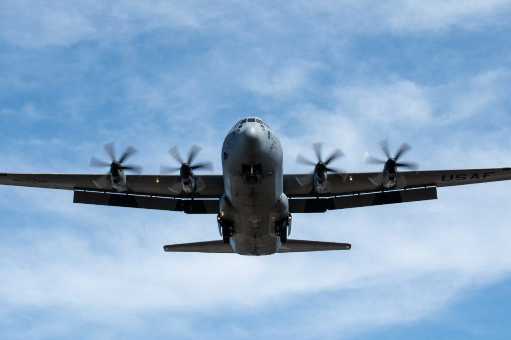 C-130J-30 Super Hercules to fly over Lane Stadium during 