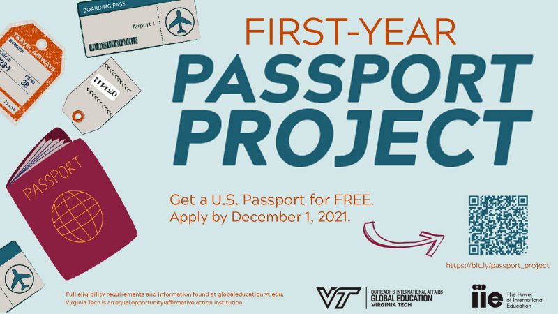Passport Project 2021 flyer