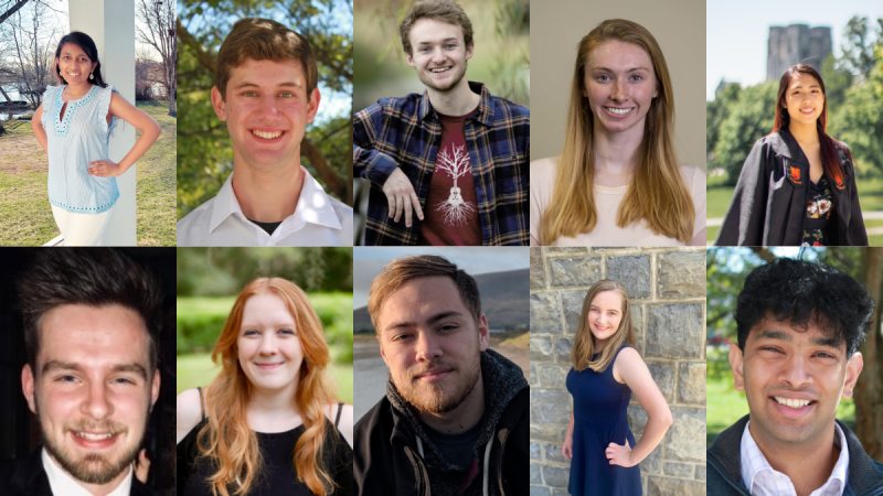 Composite of students selected for scholarship program