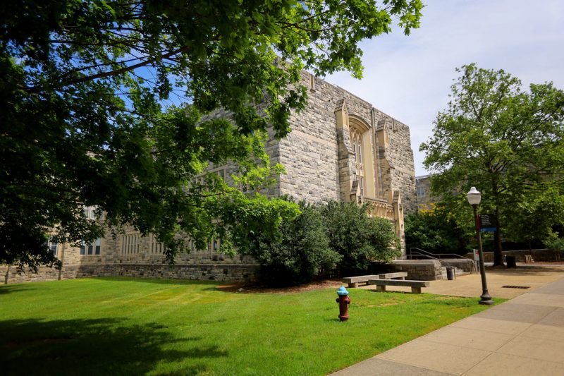 PCOB exterior of Pamplin College of Business