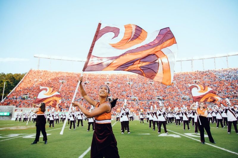 Julia Pimentel in Lane Stadium