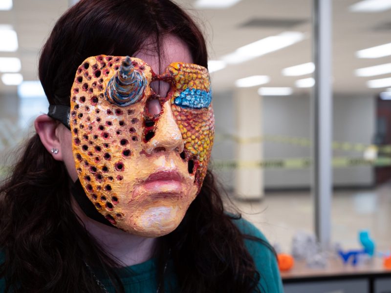 Monster class project masks highlighting fears and phobias | Virginia Tech News | Virginia Tech