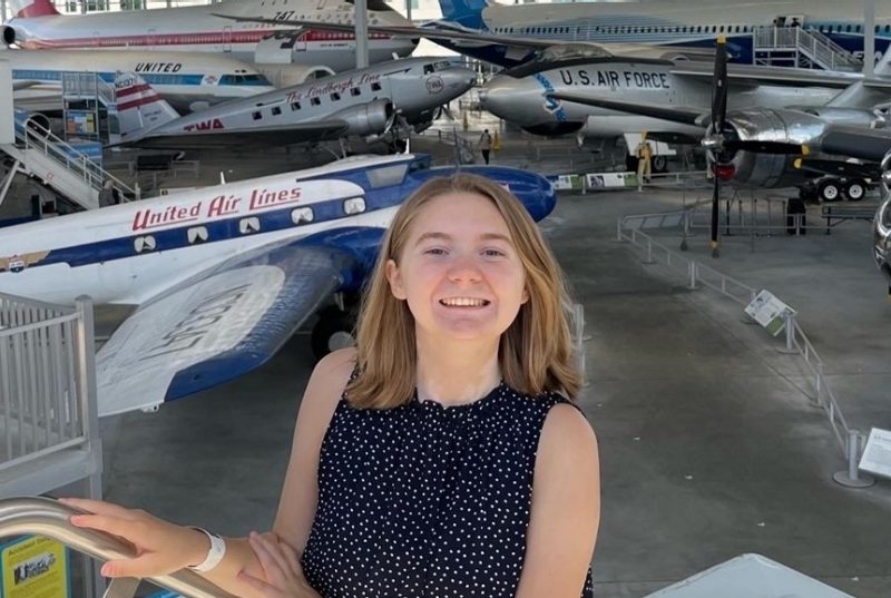 Virginia Tech student visits the Museum of Flight in Seattle