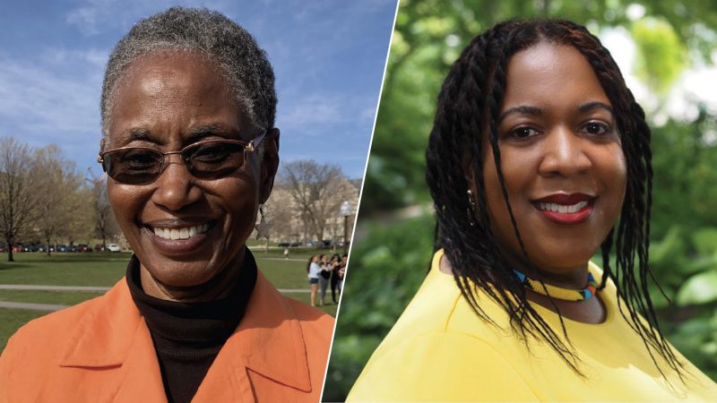headshots of two women smiling