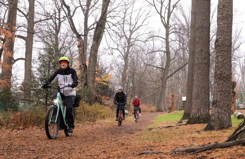 Ralph Buehler, a professor of urban affairs and planning at Virginia Tech and an internationally recognized expert on biking safety, takes the lead — both literally and figuratively — on a bike tour of Falls Church.