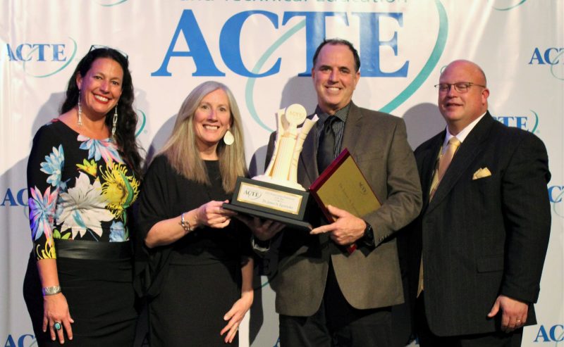 From left: Jim Egenrieder, Amy Loyd, Maureen Brennan, and Scott Stone.  Photo courtesy of ACTE.