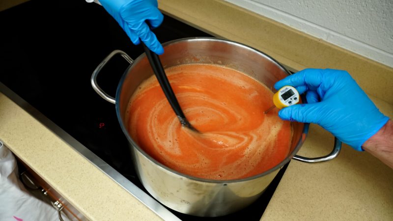 Making hot sauce
