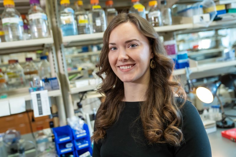 Katelyn Stebbins, a third-year M.D.-Ph.D. student who studies how the brain decodes visual signals at the Fralin Biomedical Research Institute, was accepted into the Early Career Policy Ambassadors Program for the Society for Neuroscience.