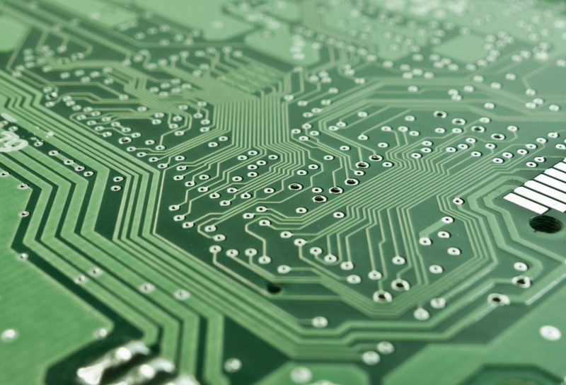 View of a circuit board. Photo courtesy Pexels/Pixabay