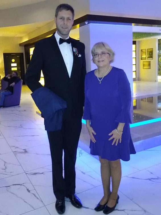 Marlene Koenig and Prince Leka of Albania