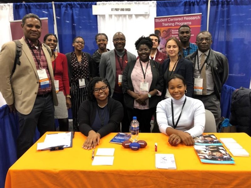 PREP Program Director Ed Smith (center) with members of the 2018 cohort of PREP students and PREP faculty and staff. Photo courtesy of Ed Smith for Virginia Tech.