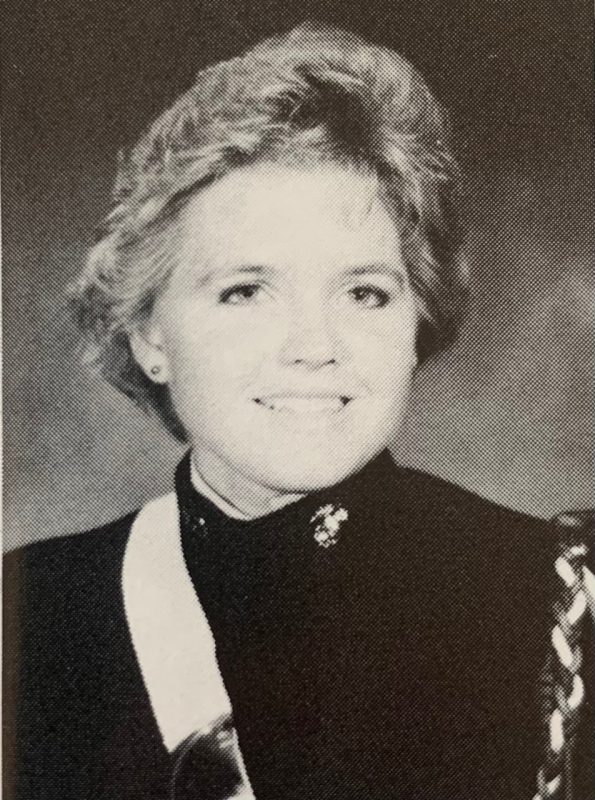 Denise Shuster's yearbook photo from her senior year.