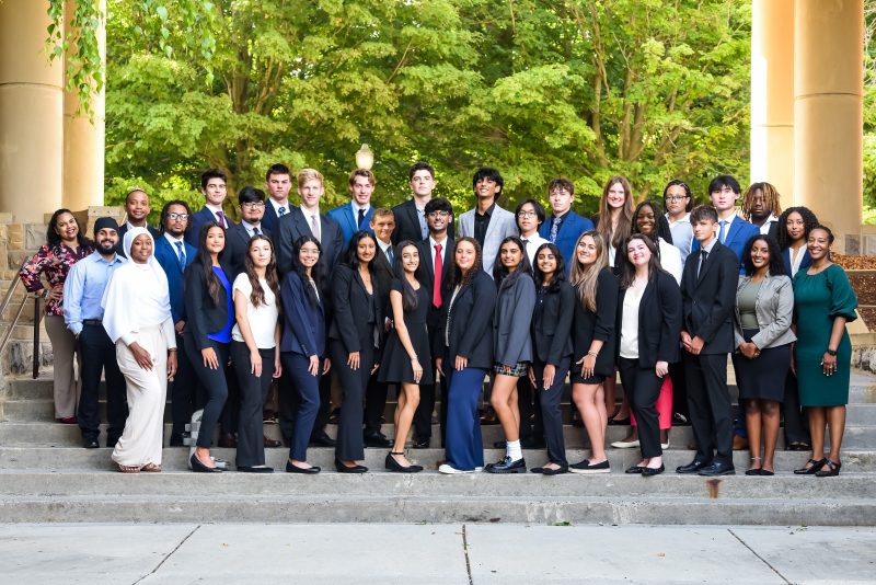 Pamplin’s Inspiring Possibilities (PIP) Academy 2023 cohort. Photo by A’me Dalton for Virginia Tech.