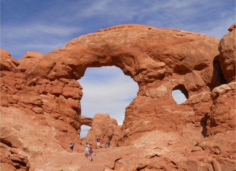 Turret Arch in Arches National Park