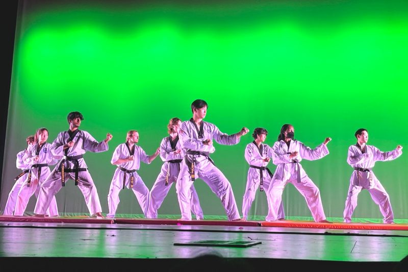 Students perform at the Asian American Student Union Fall 2023 Culture Show.