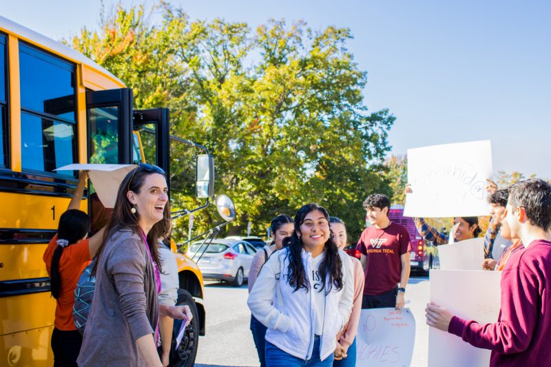 Galax students welcomed to campus