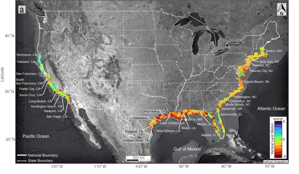 Is Savannah Sinking? Major Hotspots Sinking Due to Subsidence