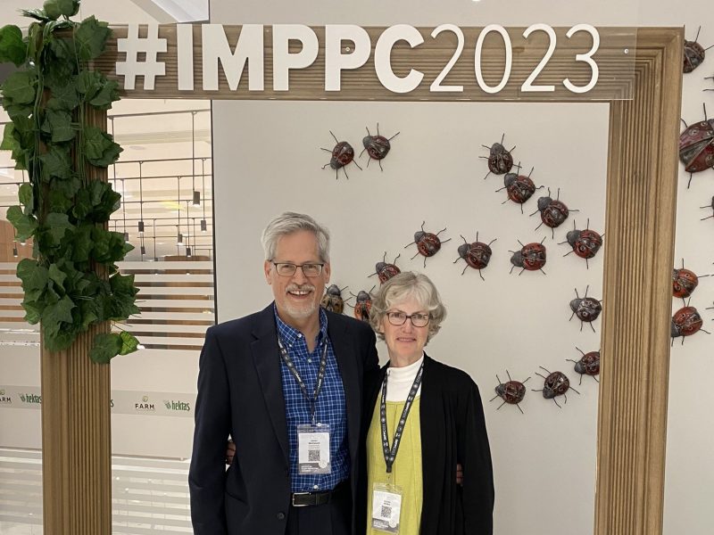 Jim Westwood and Brenda Winkel attending the International Molecular Plant Protection Congress. Photo courtesy of Jim Westwood and Brenda Wimkel.