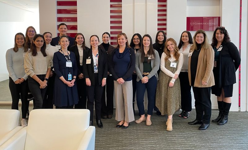 Student, faculty, and government partner participants of the first Graduate Research in Artificial Intelligence Test and Evaluation Women Workshop.