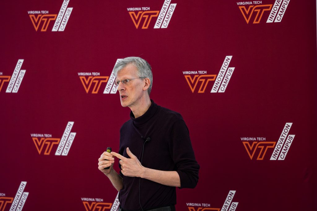Nokia Bell Labs President Peter Vetter speaks about the future of wireless in Innovation Campus Lecture Series | Virginia Tech News Nokia Bell Labs President Peter Vetter speaks about the future of wireless in Innovation Campus Lecture Series | Virginia Tech News