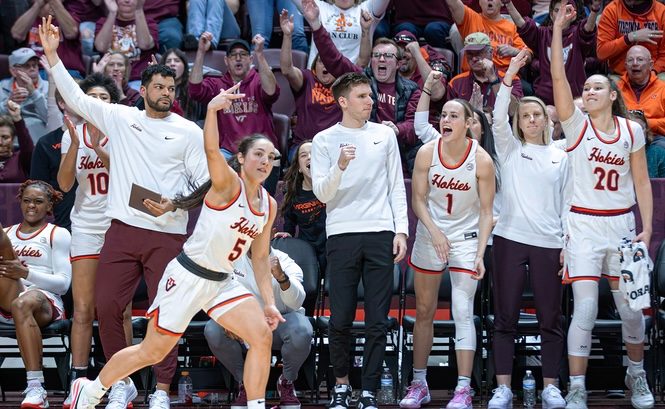 For the second straight season, all-session tickets for the first and second round of the Women’s NCAA Tournament in Blacksburg have sold out. Virginia Tech Athletics photo.