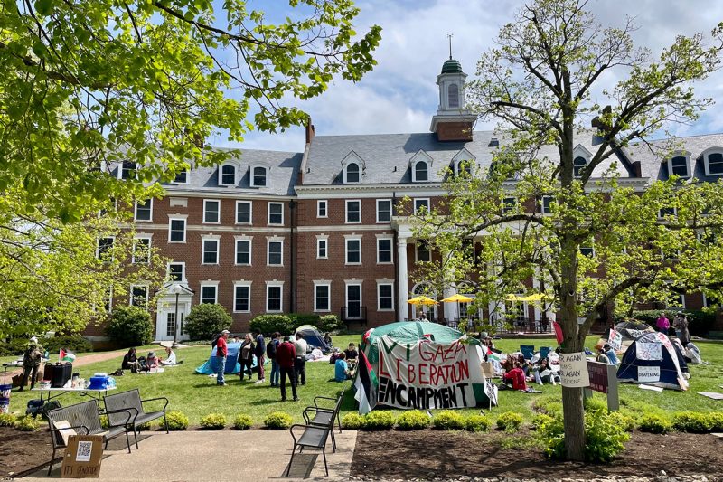 Response on campus gathering at Graduate Life Center lawn | Virginia ...