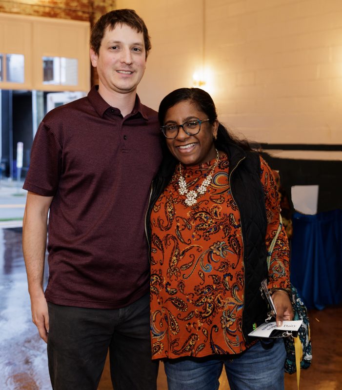 Minoka Yonts (right) and her husband, Christopher (left), live in Rougemont, North Carolina. As a Pylon Society member, she is passionate about giving back.