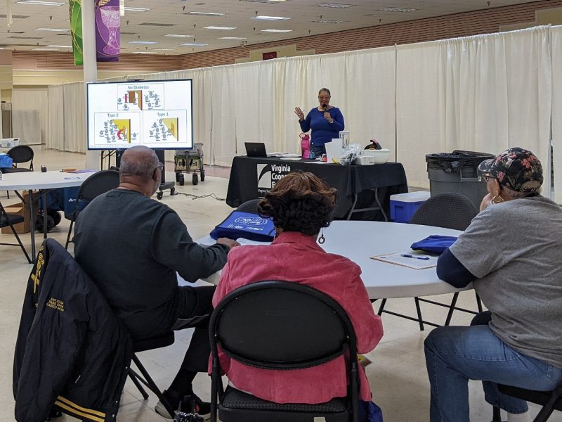 Balanced Living with Diabetes participants in Richmond, Virginia learn how insulin controls blood sugar levels.