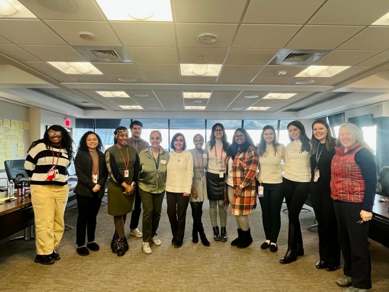 A group of researchers stand for a photo.