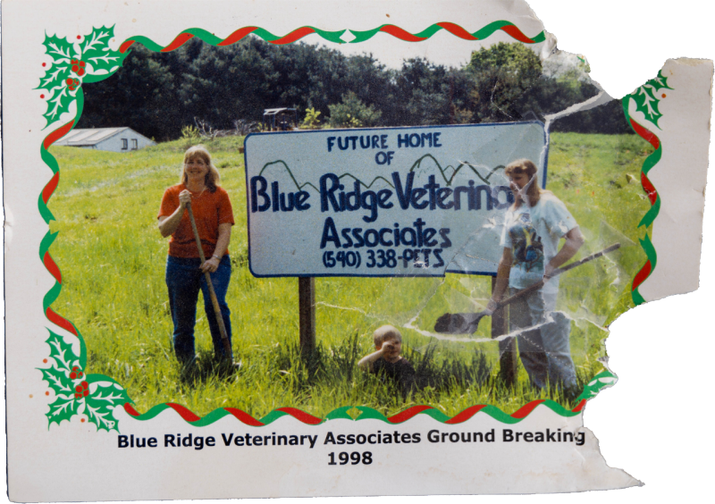 Groundbreaking for Blue Ridge Veterinary Associates. Photo courtesy of Valerie Campbell.