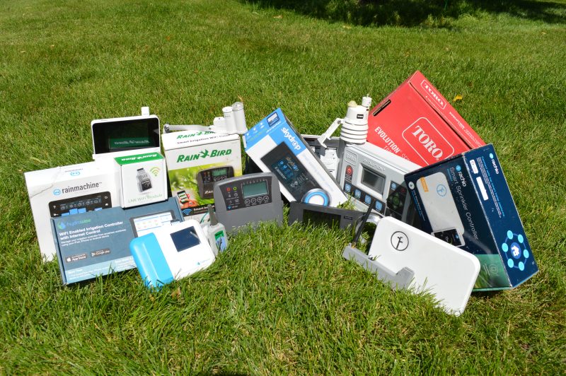 boxes of irrigation controllers