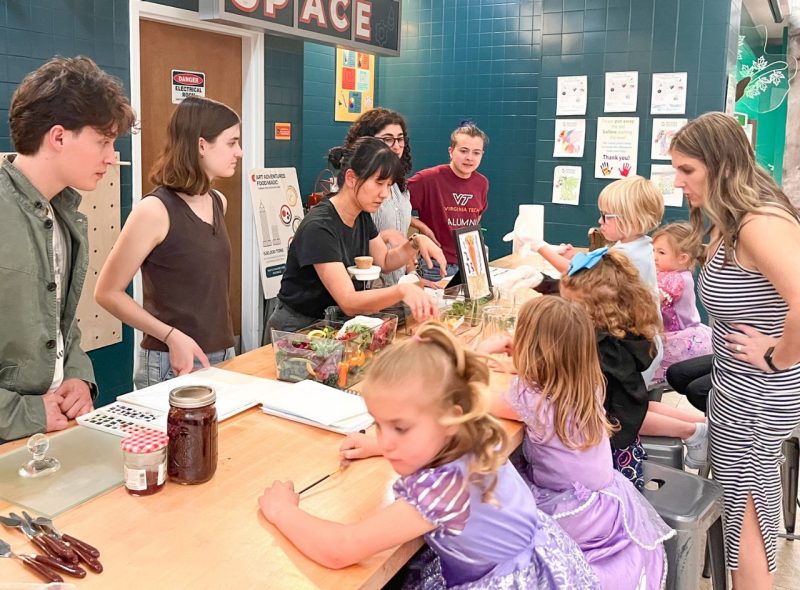 Yoon Choi and her team conduct a workshop at Wonder Universe. Photo courtesy of Yoon Choi.